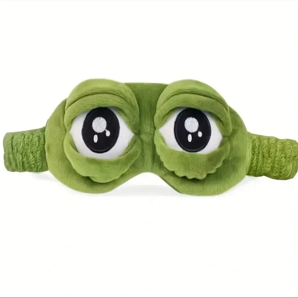 ‼️$7‼️ 🐸Cute Frog Sleep Eye Mask, Eye Protector, Lunch Break Shading Stetchable - Picture 6 of 10
